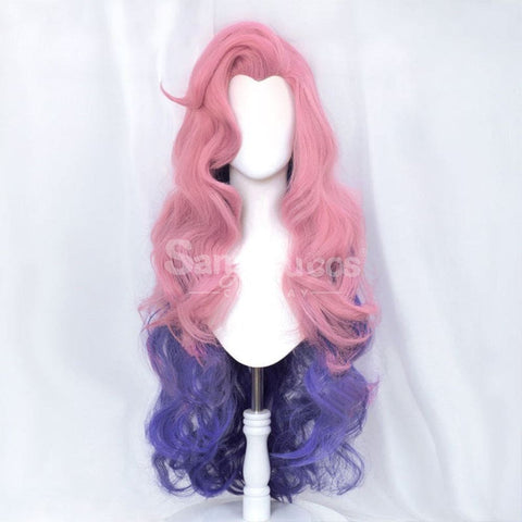 【In Stock】Game League Of Legends Cosplay Gradient Color Fluffy Seraphine Wig Wigs