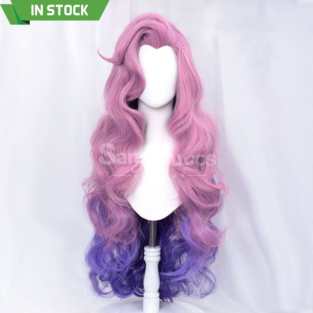 【In Stock】Game League Of Legends Cosplay Gradient Color Fluffy Seraphine Wig Wigs