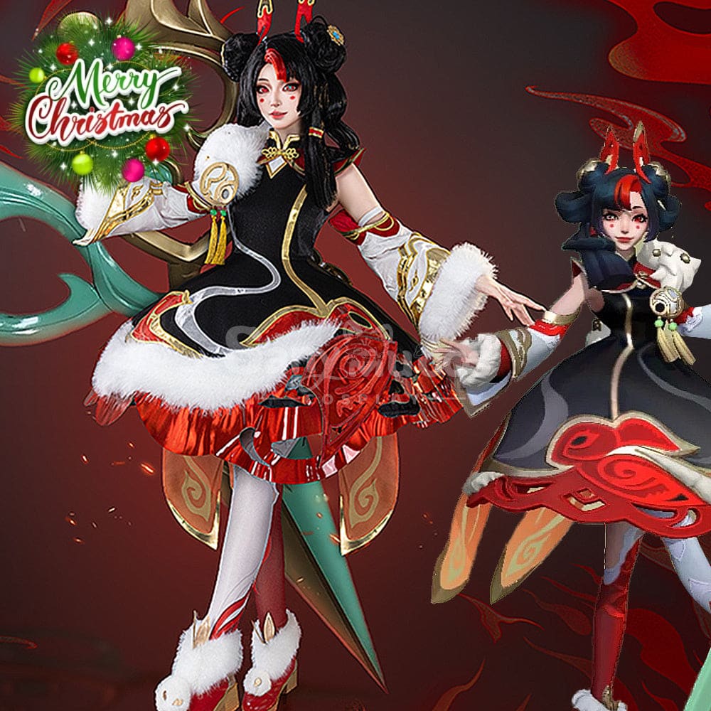 【In Stock】Game League of Legends Cosplay Gwen Christmas Cosplay Costume Cosplay Costumes