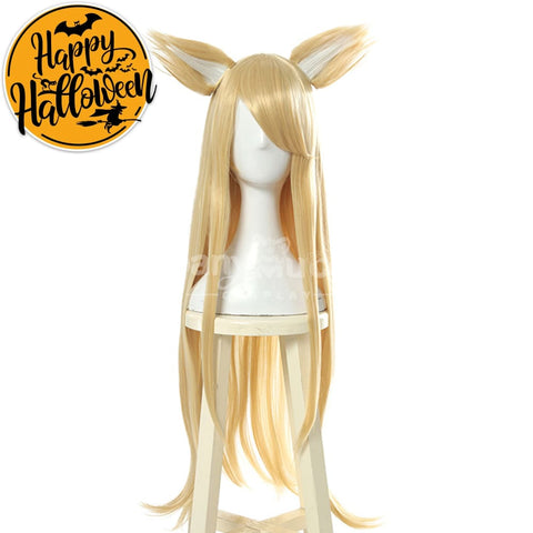 【In Stock】Game League Of Legends Cosplay K/Da Ahri Wig Long Blond Wigs