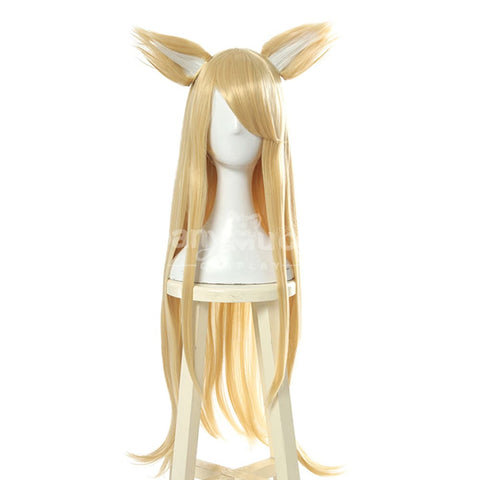 【In Stock】Game League Of Legends Cosplay K/Da Ahri Wig Long Blond Wigs