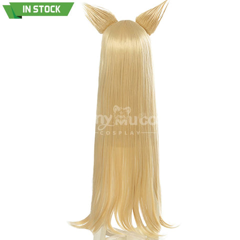 【In Stock】Game League Of Legends Cosplay K/Da Ahri Wig Long Blond Wigs