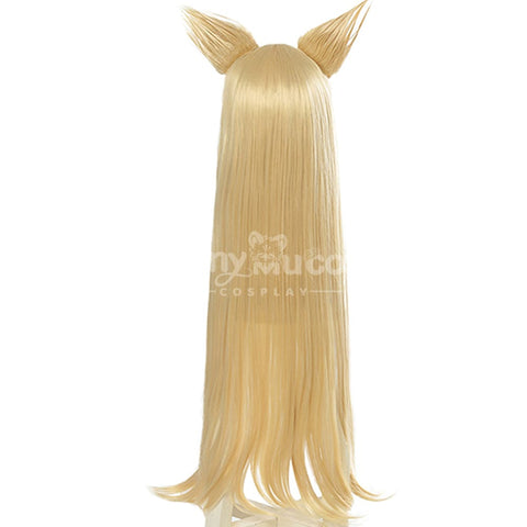 【In Stock】Game League Of Legends Cosplay K/Da Ahri Wig Long Blond Wigs