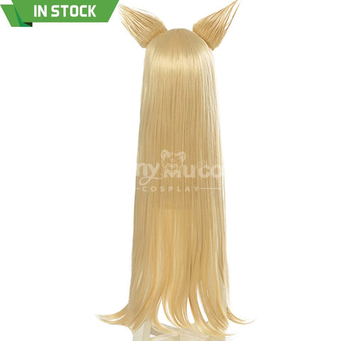 【In Stock】Game League Of Legends Cosplay K/Da Ahri Wig Long Blond Wigs