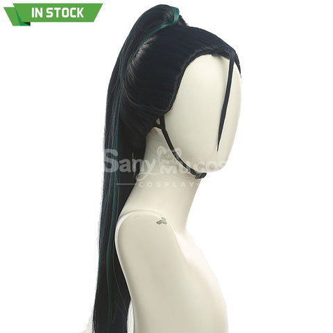 【In Stock】Game League Of Legends Cosplay K/Da Kaisa (Green) Wig Long Dark Wigs