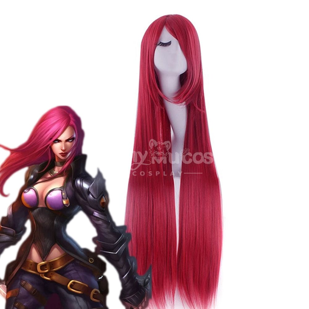 【In Stock】Game League of Legends Cosplay Katarina Du Couteau Cosplay Wig Cosplay Wigs