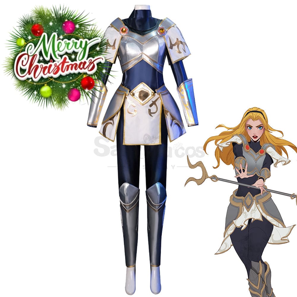 Game League Of Legends Cosplay Luxanna Crownguard Costume Costumes