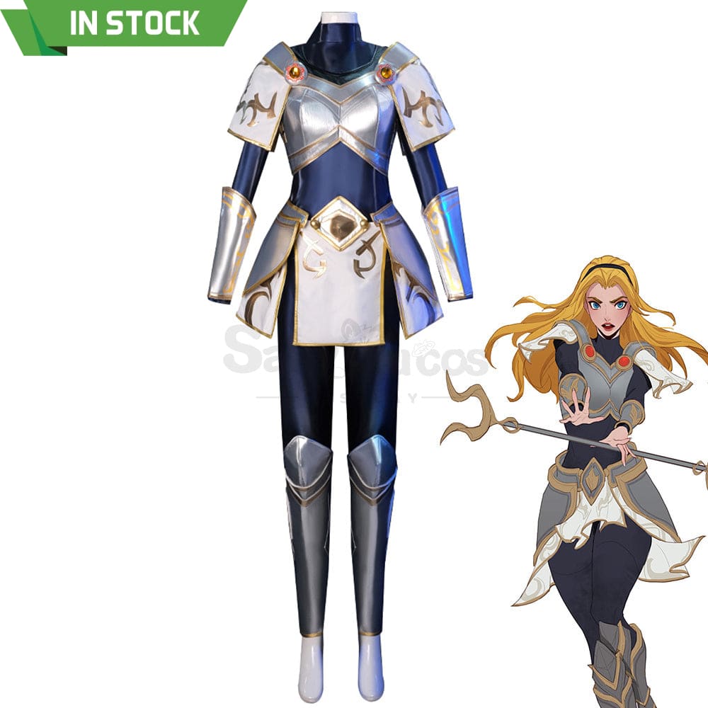 Game League Of Legends Cosplay Luxanna Crownguard Costume Costumes