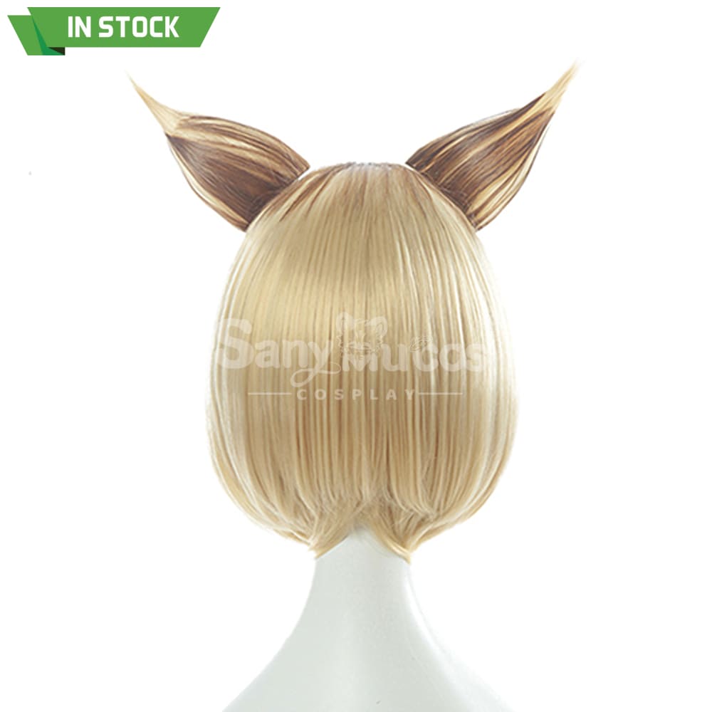 【In Stock】Game League Of Legends Cosplay Prestige K/Da Ahri Wig Short Blond Wigs