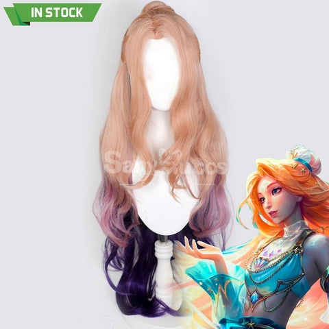 【In Stock】Game League Of Legends Cosplay Prestige Ocean Song Seraphine Wig Wigs