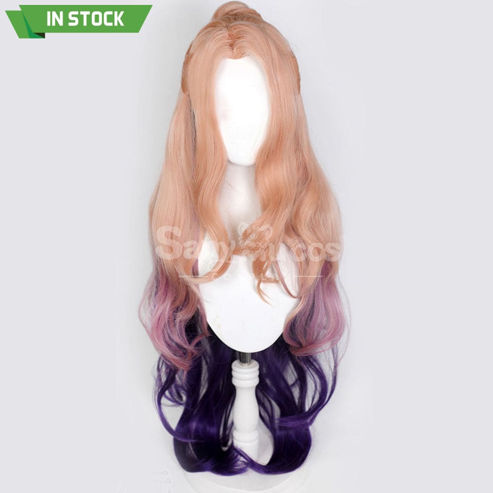 【In Stock】Game League Of Legends Cosplay Prestige Ocean Song Seraphine Wig Wigs