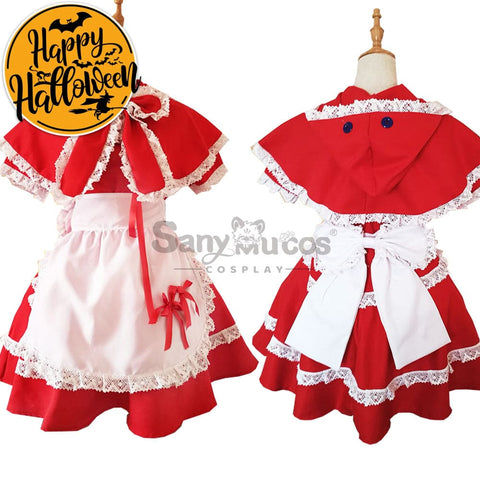 【In Stock】Game League Of Legends Cosplay Red Riding Annie Costume Costumes