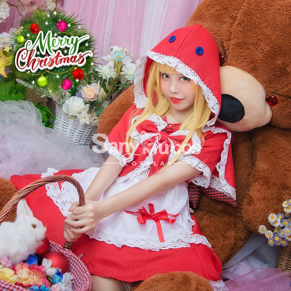 【In Stock】Game League Of Legends Cosplay Red Riding Annie Costume Costumes