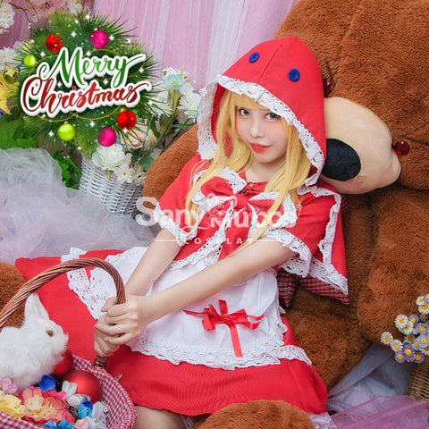 【In Stock】Game League Of Legends Cosplay Red Riding Annie Costume Costumes