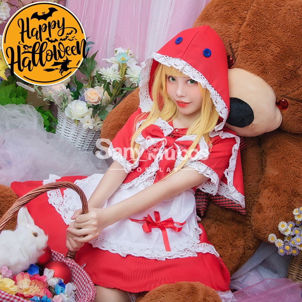 【In Stock】Game League Of Legends Cosplay Red Riding Annie Costume Costumes