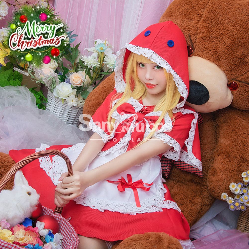 【In Stock】Game League Of Legends Cosplay Red Riding Annie Costume Costumes