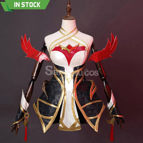 【In Stock】Game League Of Legends Cosplay Risen Legend Ahri Costume Premium Edition Costumes