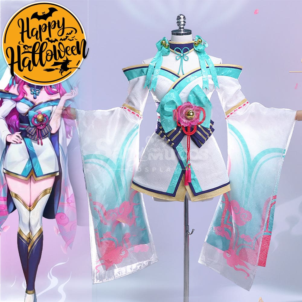 【In Stock】Game League of Legends Cosplay Spirit Blossom Ahri Cosplay Costume Cosplay Costumes