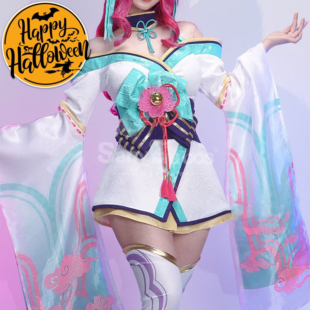 【In Stock】Game League of Legends Cosplay Spirit Blossom Ahri Cosplay Costume Cosplay Costumes