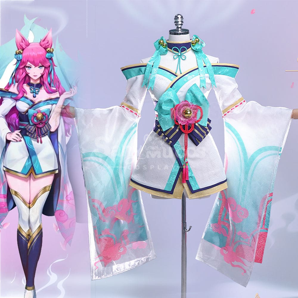 【In Stock】Game League of Legends Cosplay Spirit Blossom Ahri Cosplay Costume Cosplay Costumes