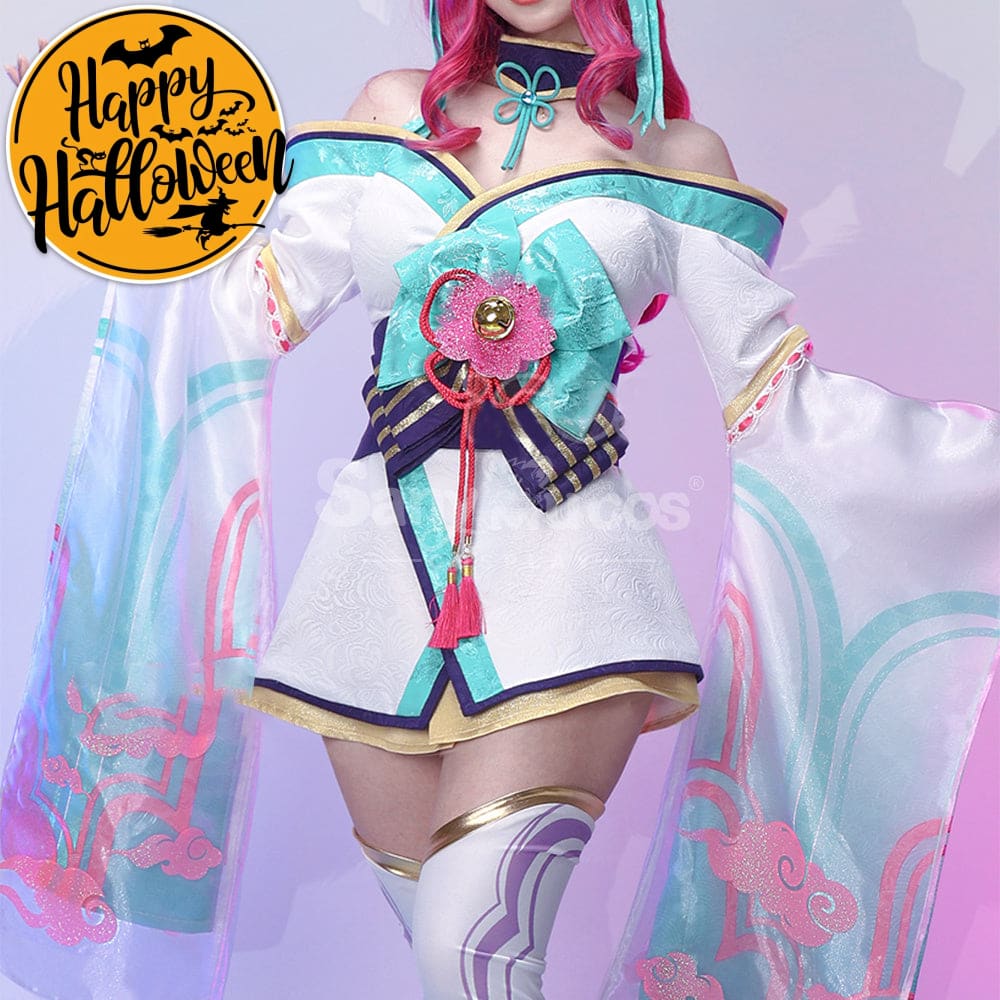 【In Stock】Game League of Legends Cosplay Spirit Blossom Ahri Cosplay Costume Cosplay Costumes