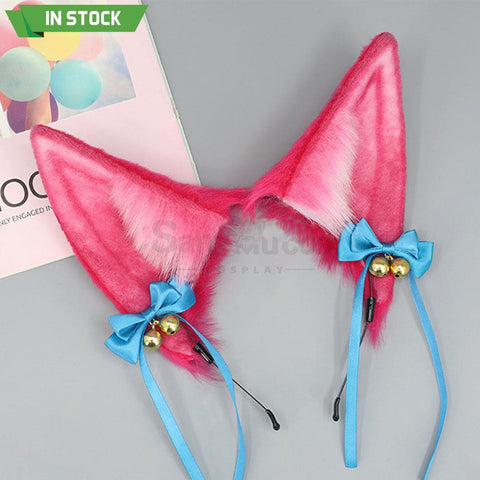 【In Stock】Game League Of Legends Cosplay Spirit Blossom Ahri Ears Props Prop