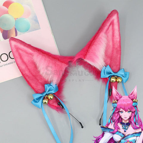 【In Stock】Game League Of Legends Cosplay Spirit Blossom Ahri Ears Props Prop