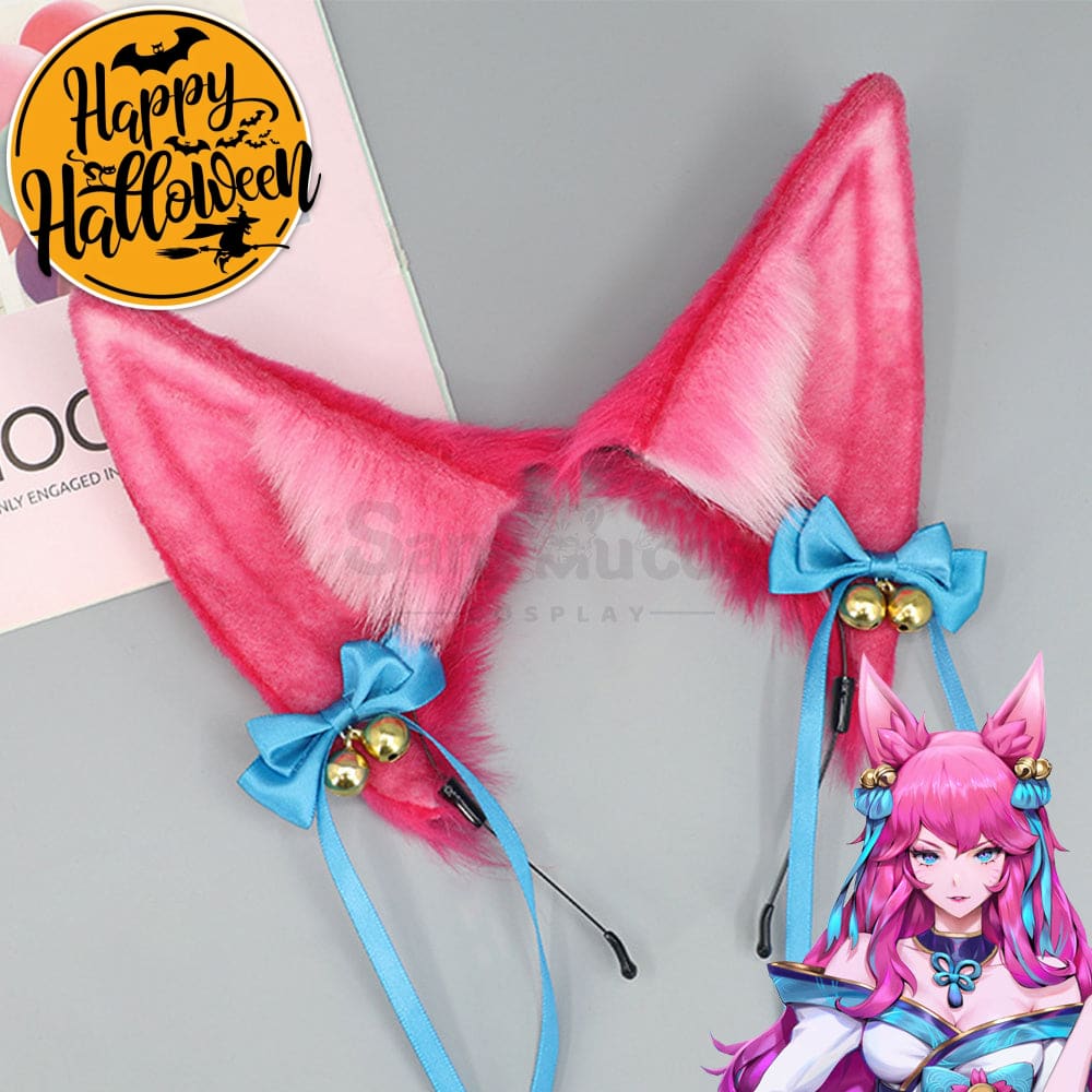 【In Stock】Game League Of Legends Cosplay Spirit Blossom Ahri Ears Props Prop