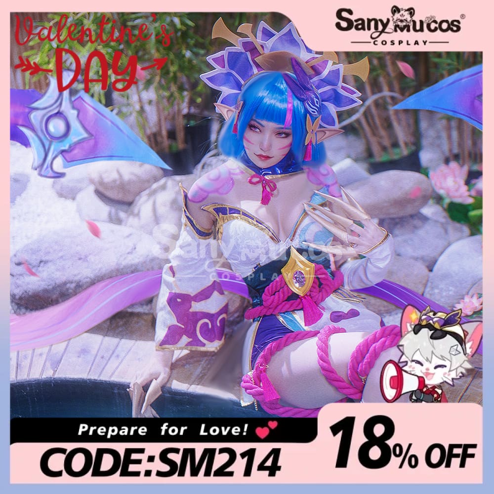 【In Stock】Game League Of Legends Cosplay Spirit Blossom Evelynn Costume Costumes