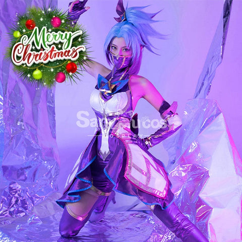 【In Stock】Game League Of Legends Cosplay Star Guardian Akali Costume Costumes