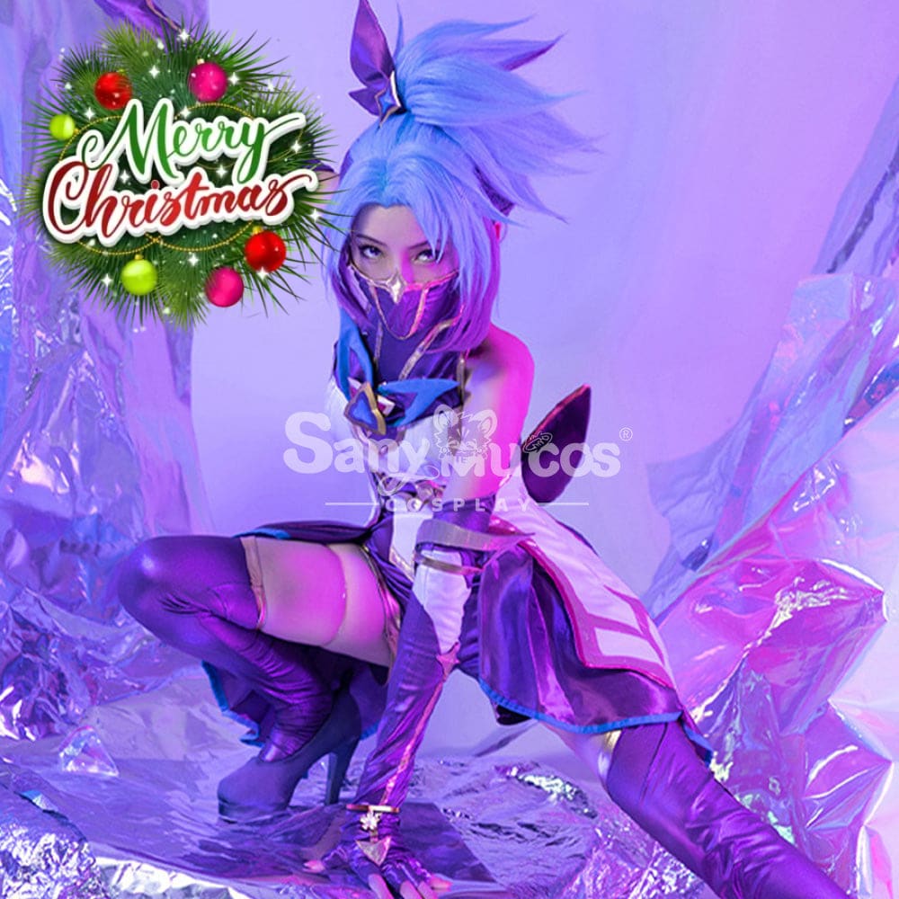 【In Stock】Game League Of Legends Cosplay Star Guardian Akali Costume Costumes