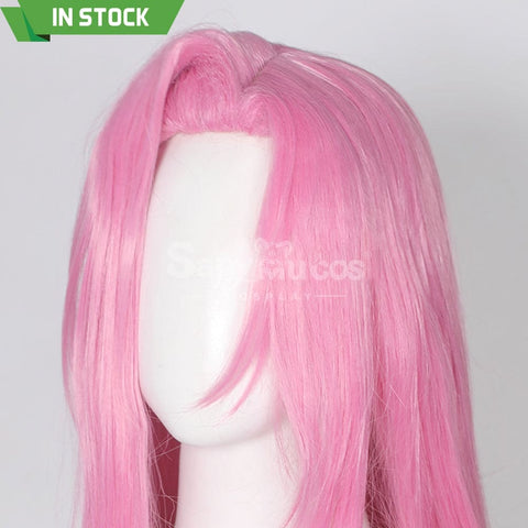 Game League Of Legends: Wild Rift Cosplay Crystal Rose Seraphine Wig Wigs