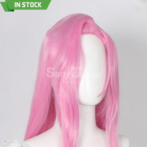 Game League Of Legends: Wild Rift Cosplay Crystal Rose Seraphine Wig Wigs