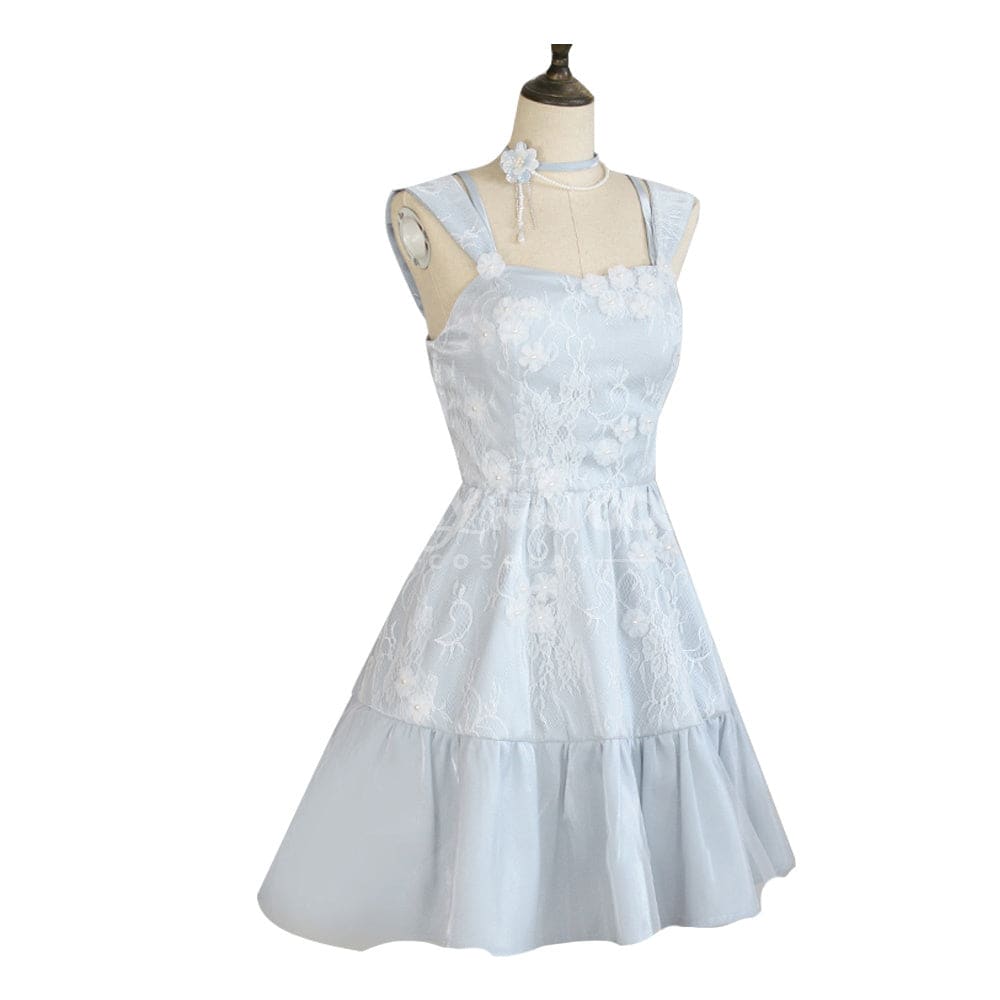 【In Stock】Game Love and Deepspace Cosplay Blue Dress Evol Cosplay Costume Cosplay Costumes