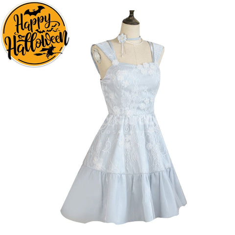 【In Stock】Game Love and Deepspace Cosplay Blue Dress Evol Cosplay Costume Cosplay Costumes