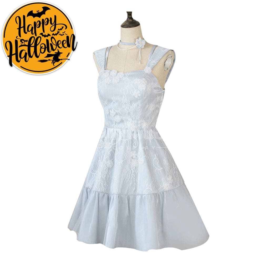 【In Stock】Game Love and Deepspace Cosplay Blue Dress Evol Cosplay Costume Cosplay Costumes