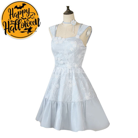 【In Stock】Game Love and Deepspace Cosplay Blue Dress Evol Cosplay Costume Cosplay Costumes