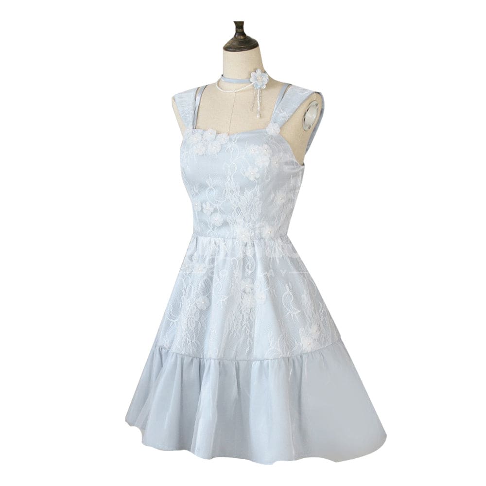 【In Stock】Game Love and Deepspace Cosplay Blue Dress Evol Cosplay Costume Cosplay Costumes
