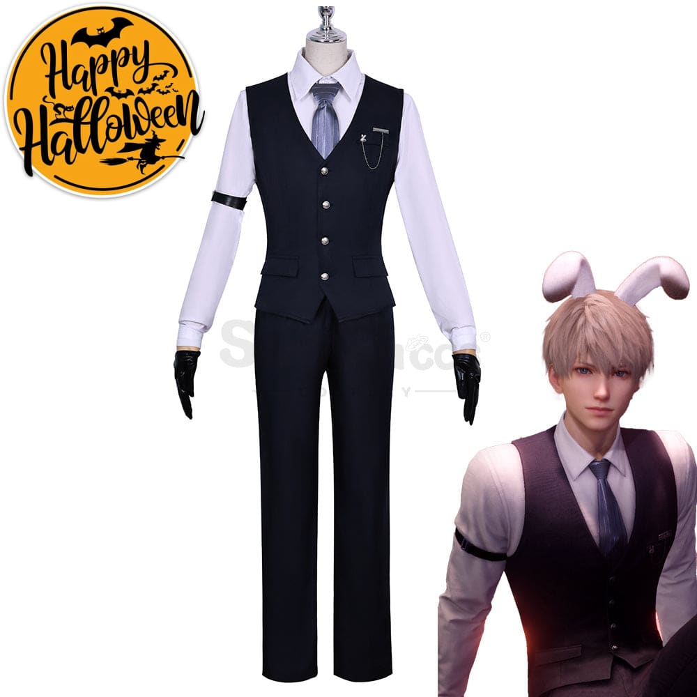 【In Stock】Game Love And Deepspace Cosplay Fluffy Trap Xavier Costume Plus Size Costumes