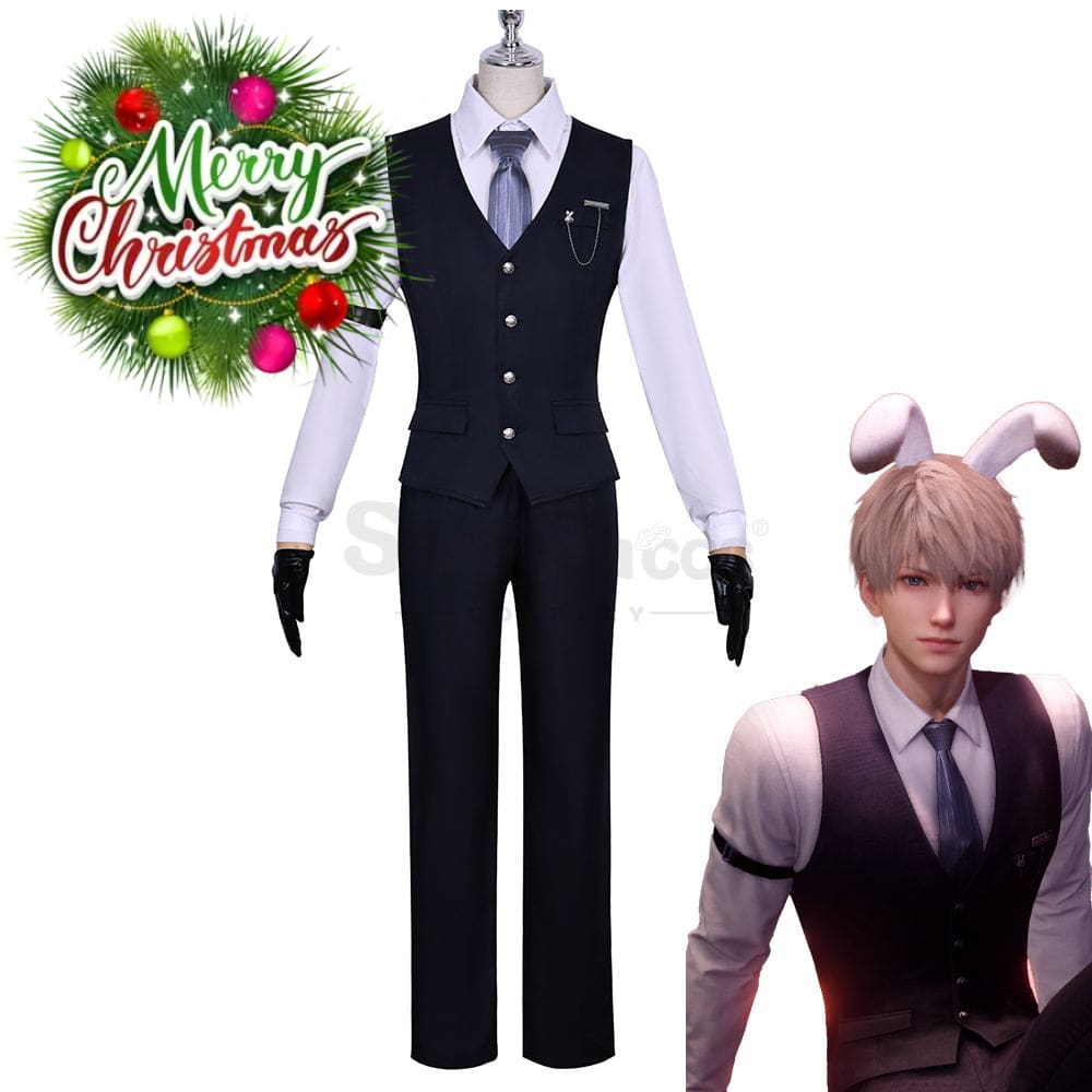 【In Stock】Game Love And Deepspace Cosplay Fluffy Trap Xavier Costume Plus Size Costumes