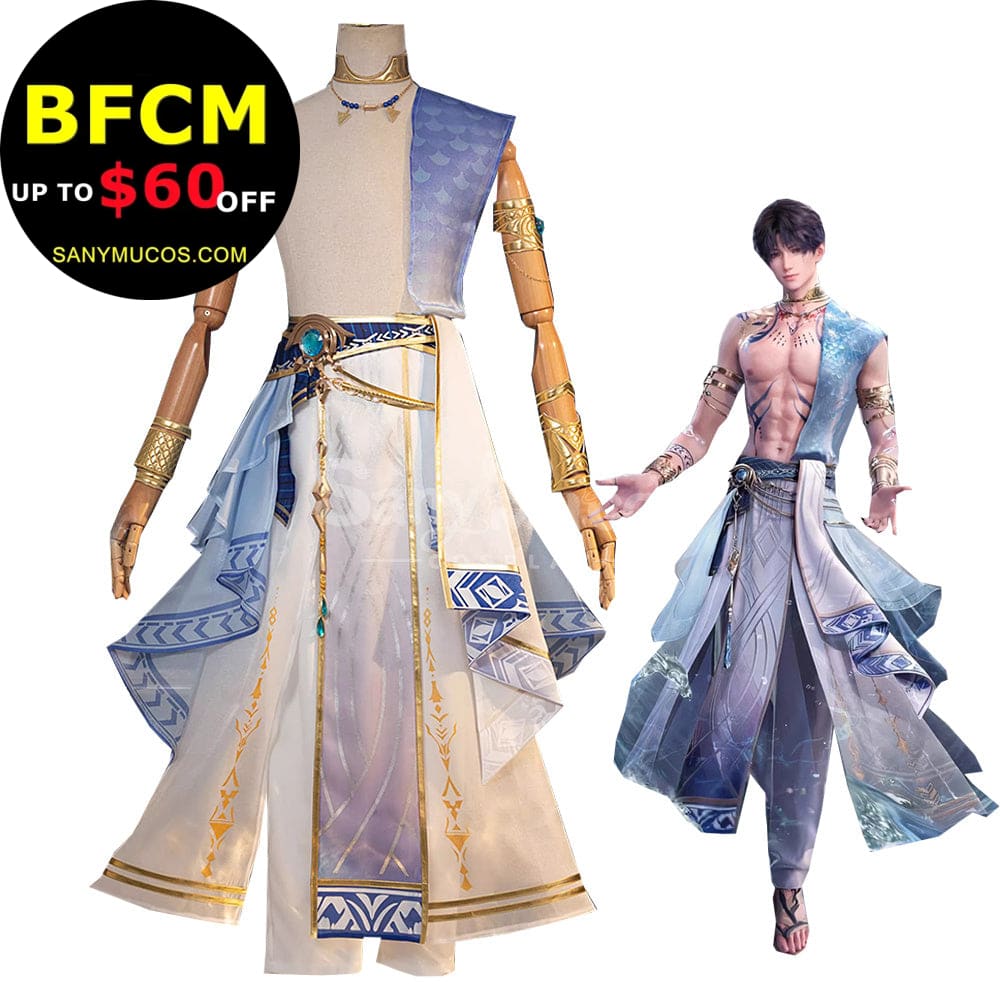 【In Stock】Game Love and Deepspace Cosplay Forgotten Sea Rafayel God of the Tides Cosplay Costume Premium Edition