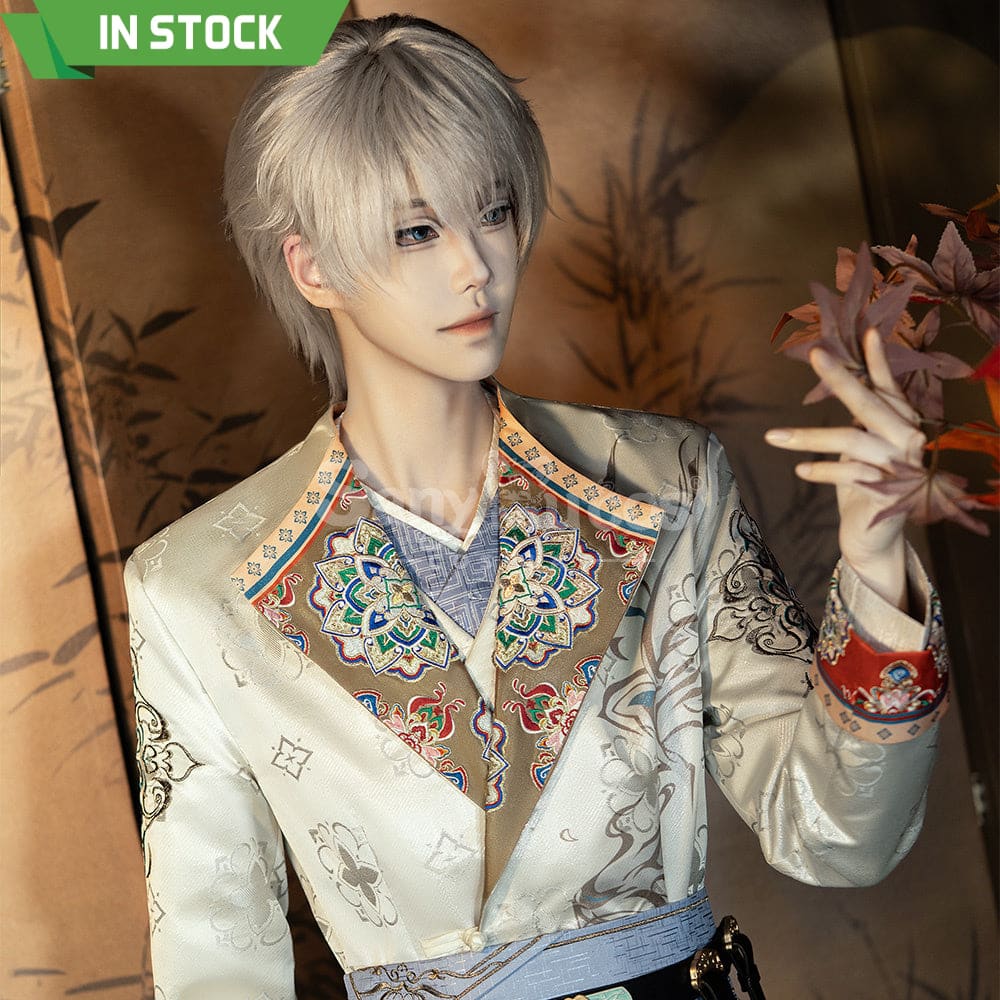 【In Stock】Game Love And Deepspace Cosplay Xavier Floral Blessing Costume Premium Edition Costumes