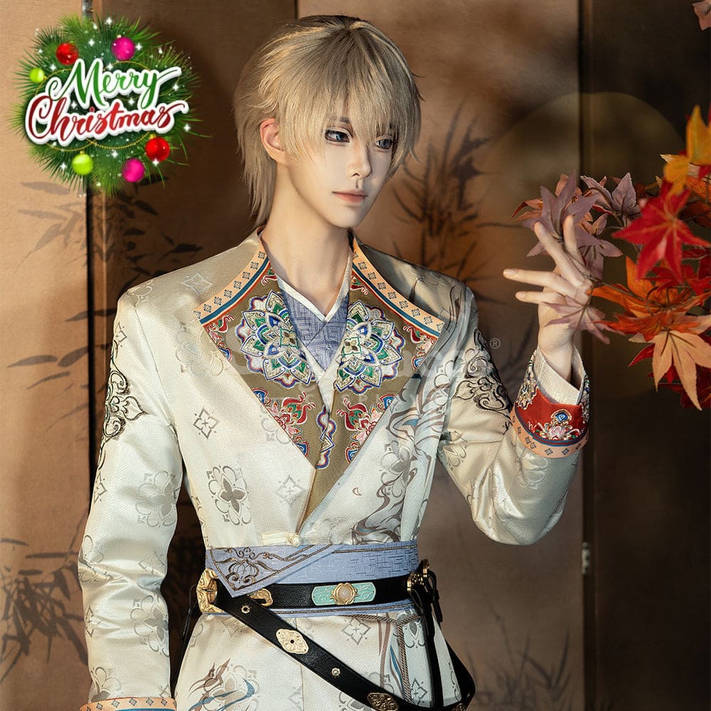 【In Stock】Game Love And Deepspace Cosplay Xavier Floral Blessing Costume Premium Edition Costumes