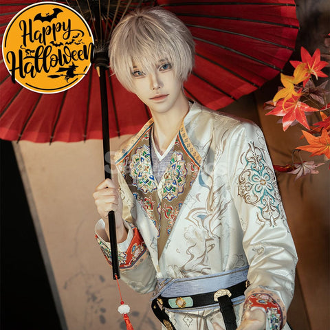 【In Stock】Game Love And Deepspace Cosplay Xavier Floral Blessing Costume Premium Edition Costumes