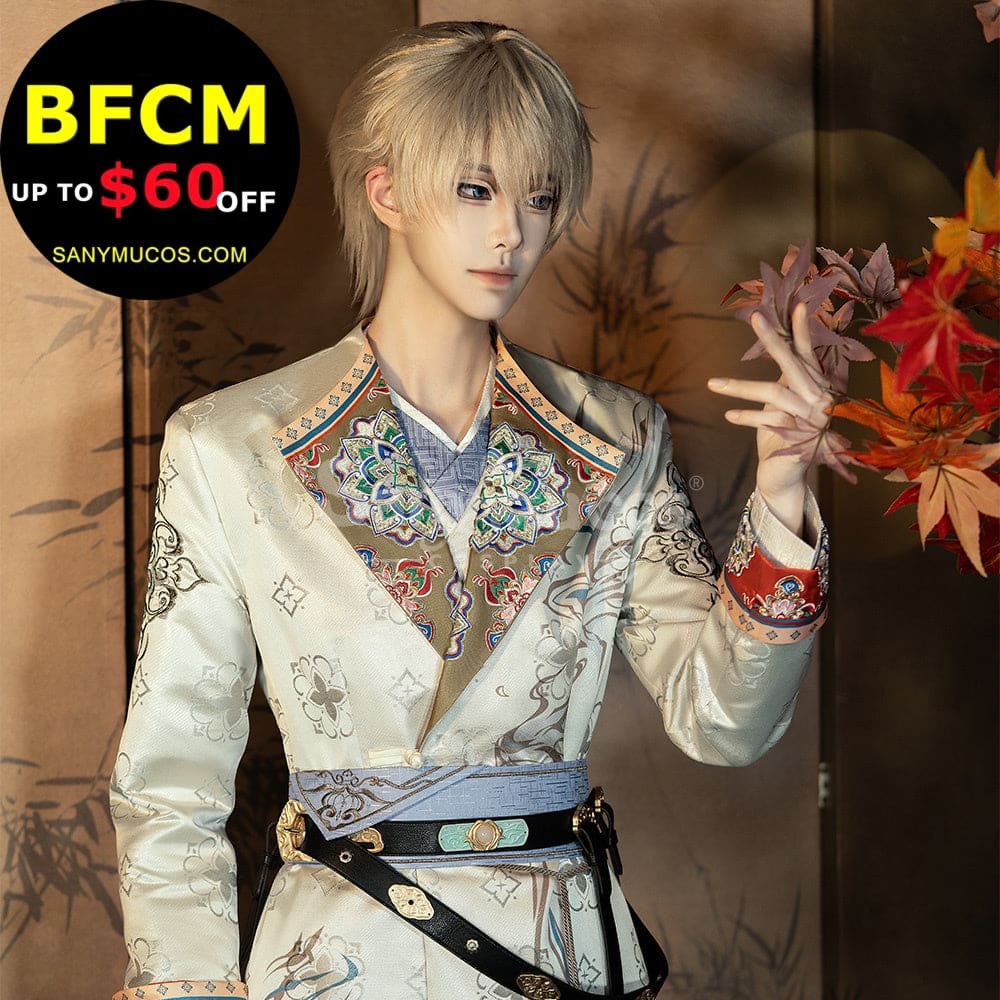 【In Stock】Game Love And Deepspace Cosplay Xavier Floral Blessing Costume Premium Edition Costumes
