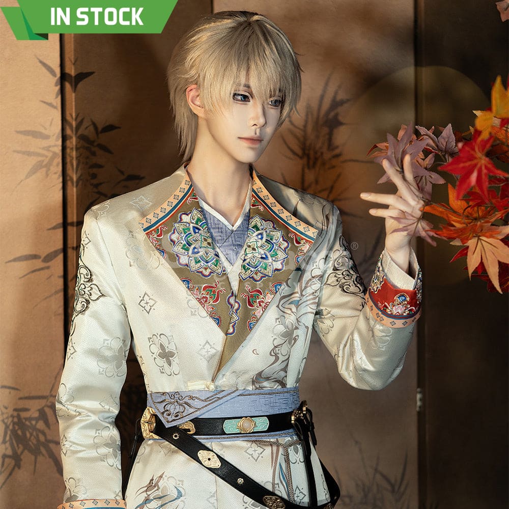 【In Stock】Game Love And Deepspace Cosplay Xavier Floral Blessing Costume Premium Edition Costumes