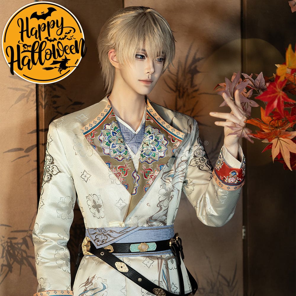 【In Stock】Game Love And Deepspace Cosplay Xavier Floral Blessing Costume Premium Edition Costumes