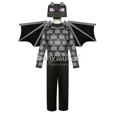 【In Stock】Game Minecraft Cosplay Ender Dragon Costume Kid Size Costumes