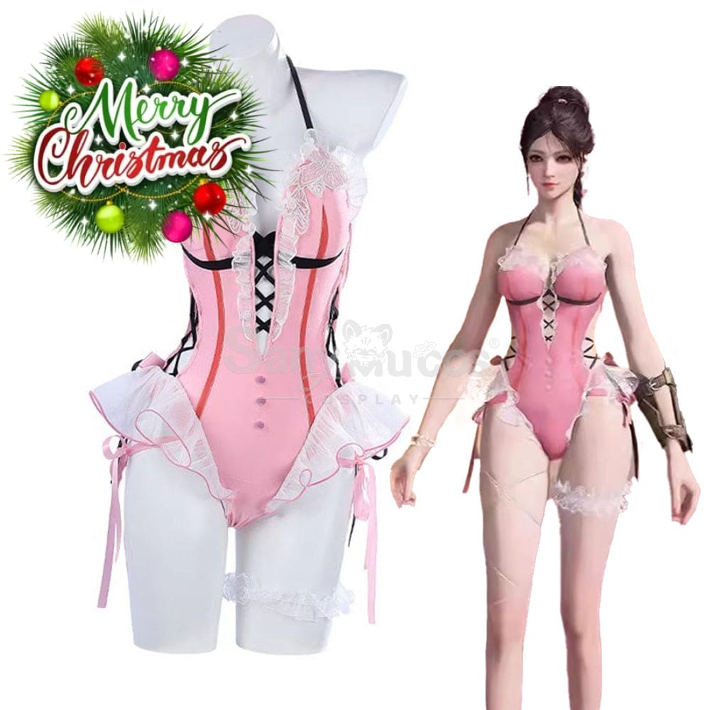 【In Stock】Game Naraka: Bladepoint Cosplay Bikini Swimsuit Shenmiao Costume Costumes