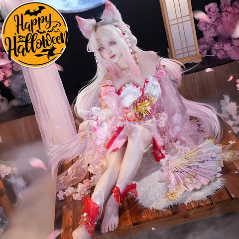 【In Stock】Game Naraka: Bladepoint Cosplay Kurumi Costume Plus Size Costumes